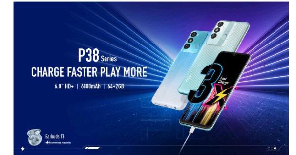 Charge Faster, Play More: itel releases P38 Series with 18W Fast Charge