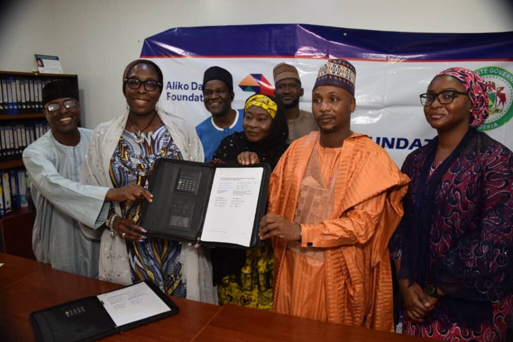 Dangote Foundation, Kano government sign MoU to check malnutrition among children