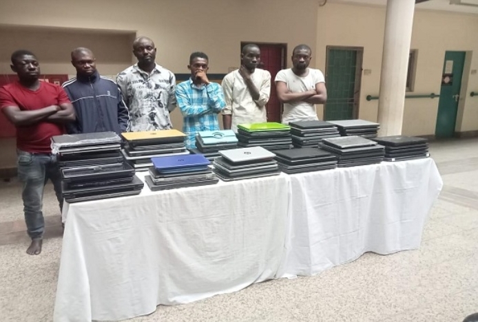 FCT: Six Criminals Arrested, 76 Laptops Recovered