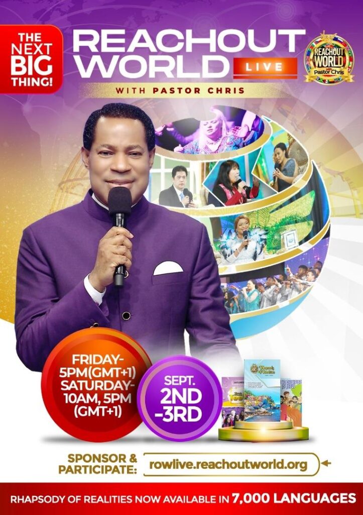 Rhapsody of Realities hits 7,000 languages, hosts #ReachOutWorldLive with Pastor Chris