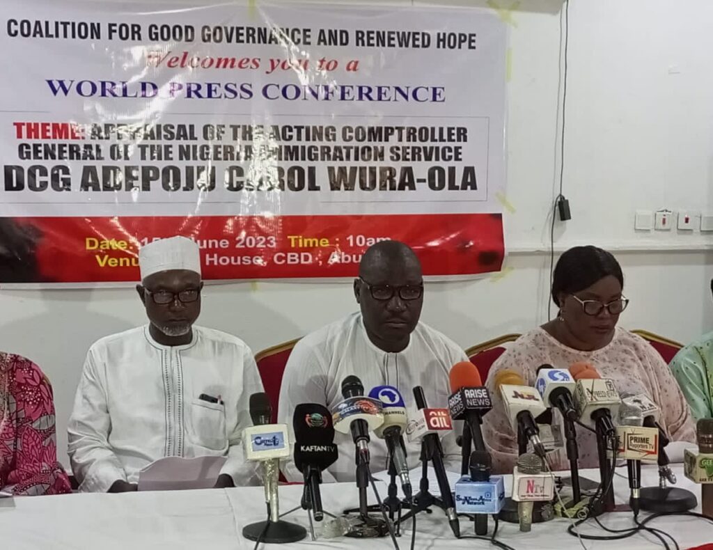 Coalition Passes Vote Of Confidence On Acting Immigration CG, Demands Substantive Appointment