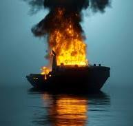 Lagos Boat Fire Accident leaves Nine Injured