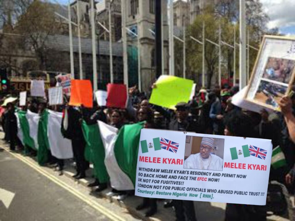 BREAKING: ‘Kyari Must Go Home’ Protest Hits London as Nigerians Submit Letters to UK Home Office, High Commission