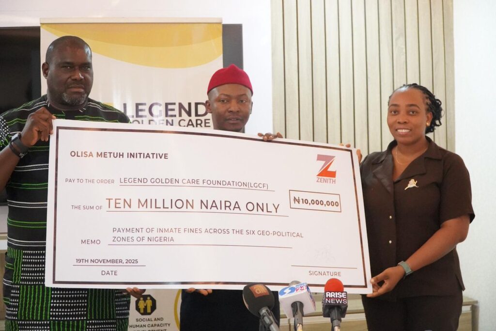 The Olisa Metuh Initiative Donates N10m to Legend Care Foundation ahead of Metuh’s 60th Birthday